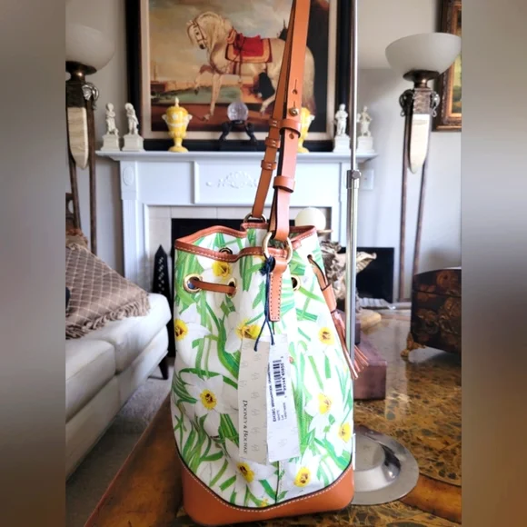 Dooney & Bourke Floral Bucket Bag - Picture 4 of 11